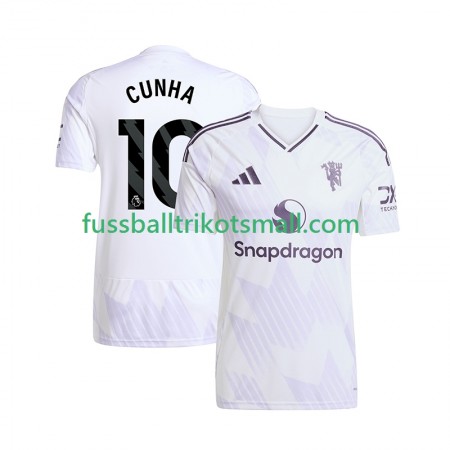 Fußballtrikots Manchester United Matheus Cunha 10 2025-2026 Kurzarm Auswärts-trikot kaufen
